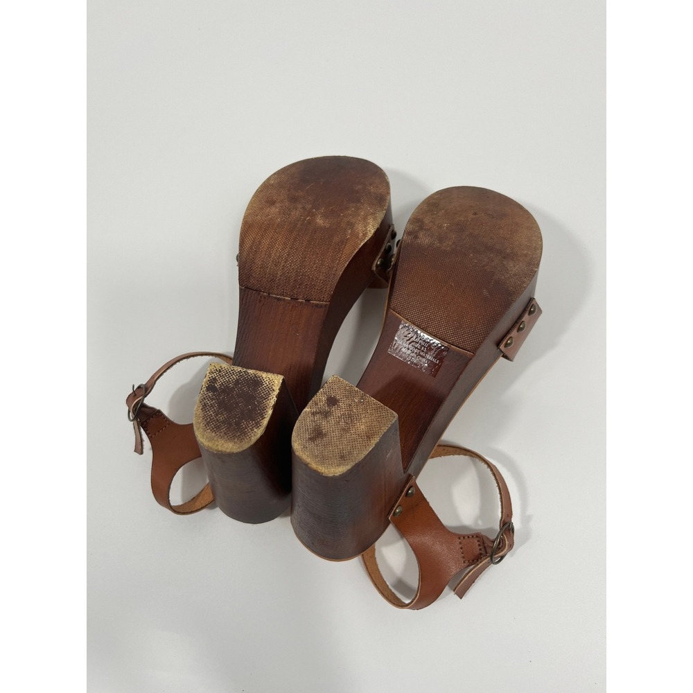 Madden Girl Womens Block Heels‎ 8.5 Brown Lightweight Wedding Guest Boho Cottage - Picture 3 of 11